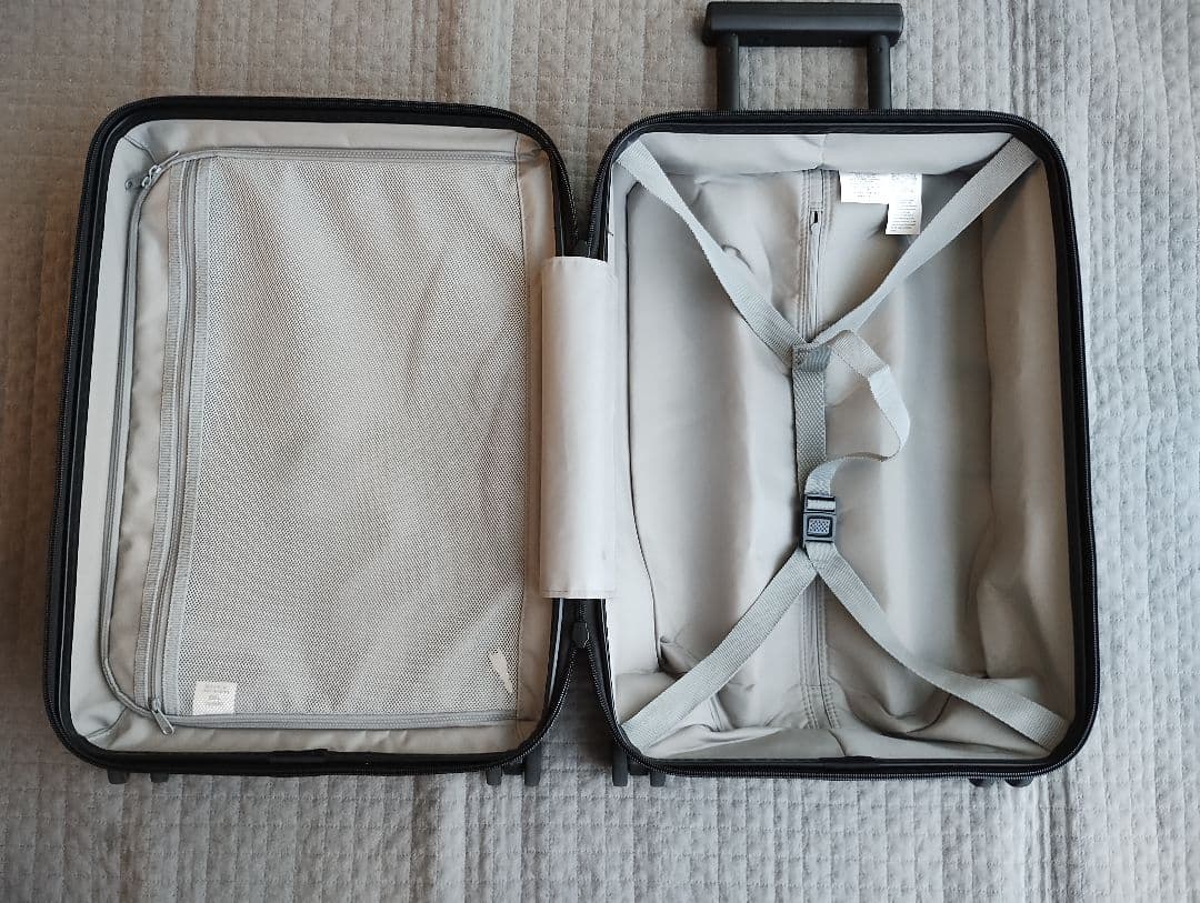 無印 キャリーケース 36L 機内持ち込み可能 タイヤロック機能付