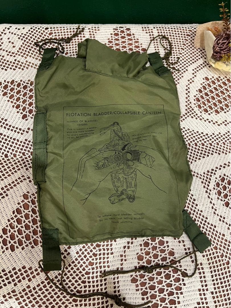 米軍ベトナム戦争/激レア/2QTキャンティーン・カバー/実物セット