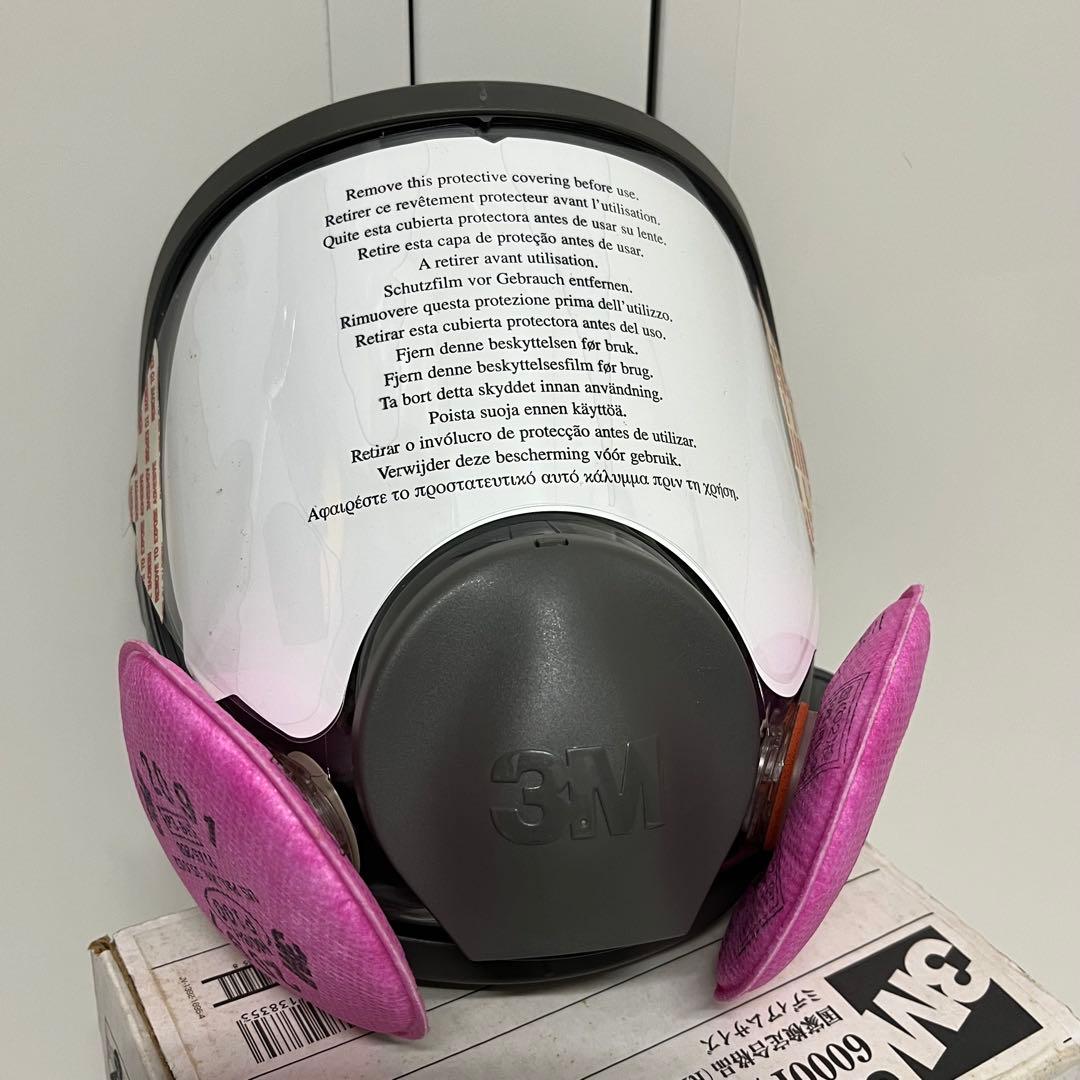 3M 6000F/2091 P100 アスベスト防塵マスク ☆スリーエム1個入り - メルカリ