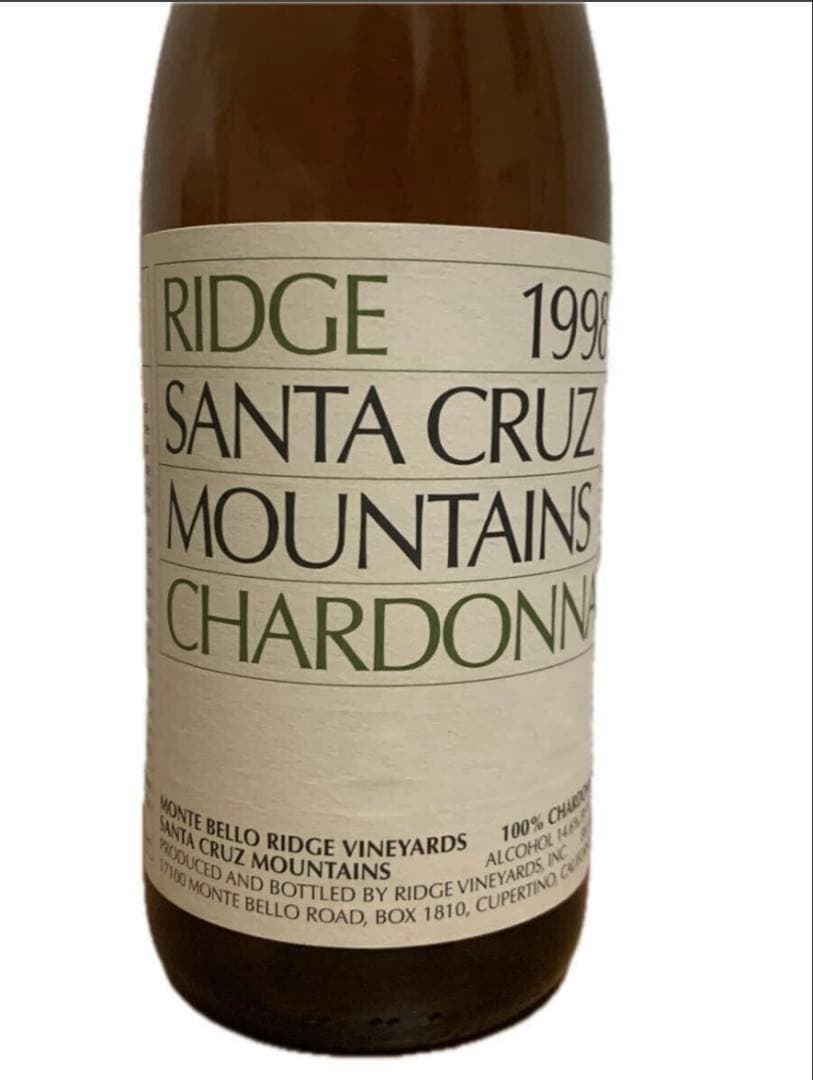 希少 リッジ・ヴィンヤーズ サンタクルーズ・マウンテンズ モンテベロ