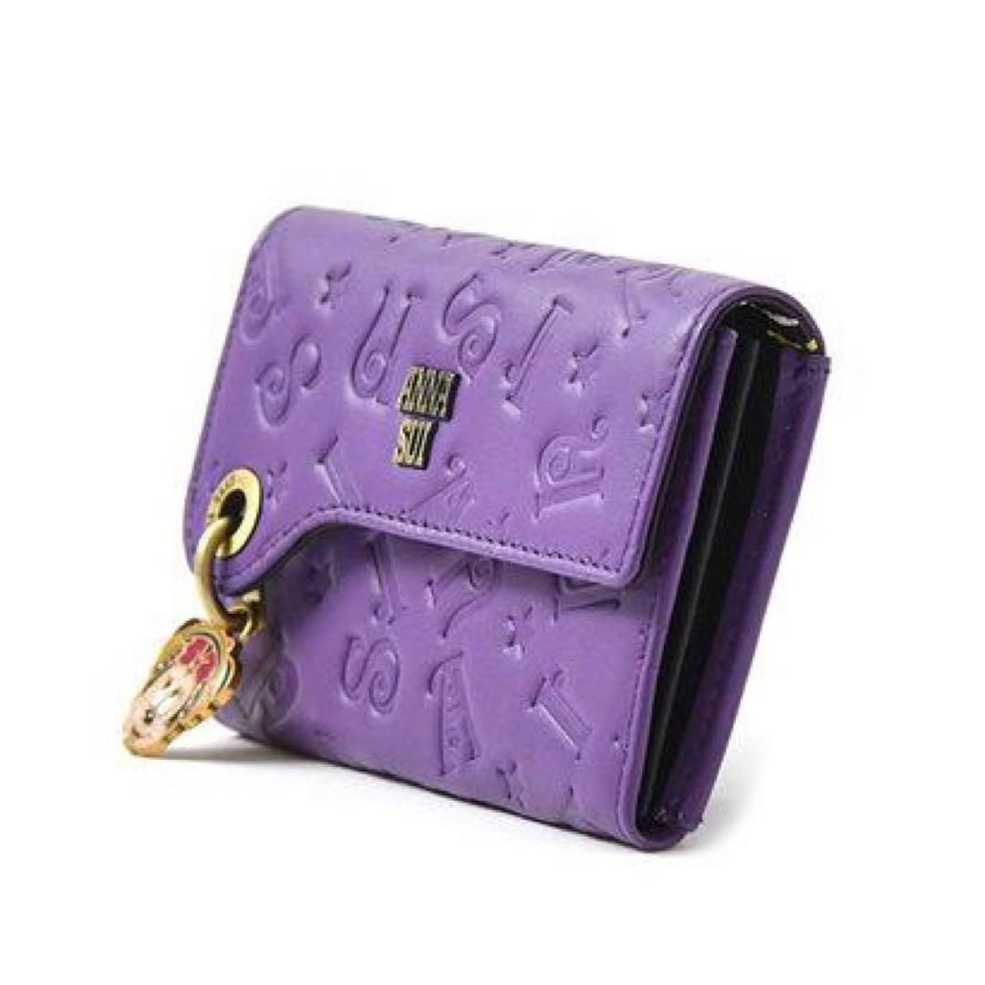 新品】アナスイ✨ディズニー DISCO! マルチケース✨ミニー パープル