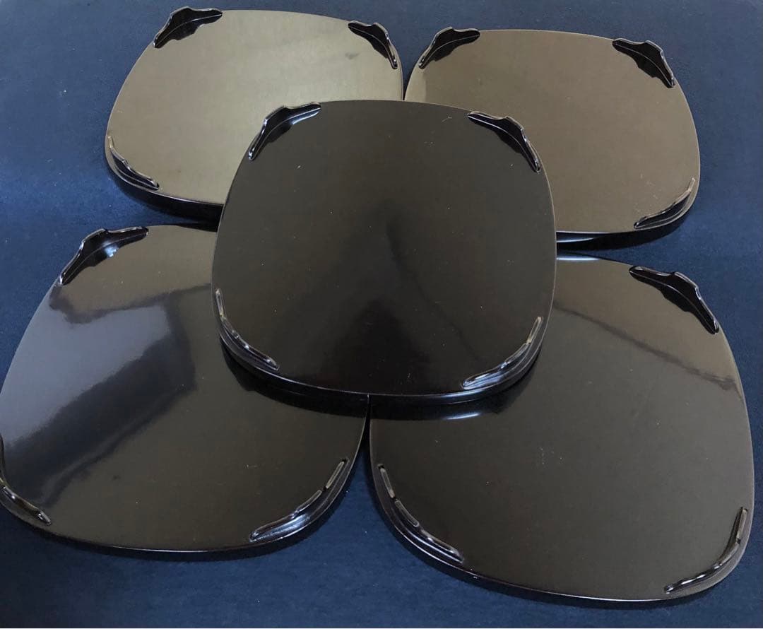 《レ》懐石 黒塗 金蒔絵 脚付 吸物膳10客 木製漆器 木箱　251127お1