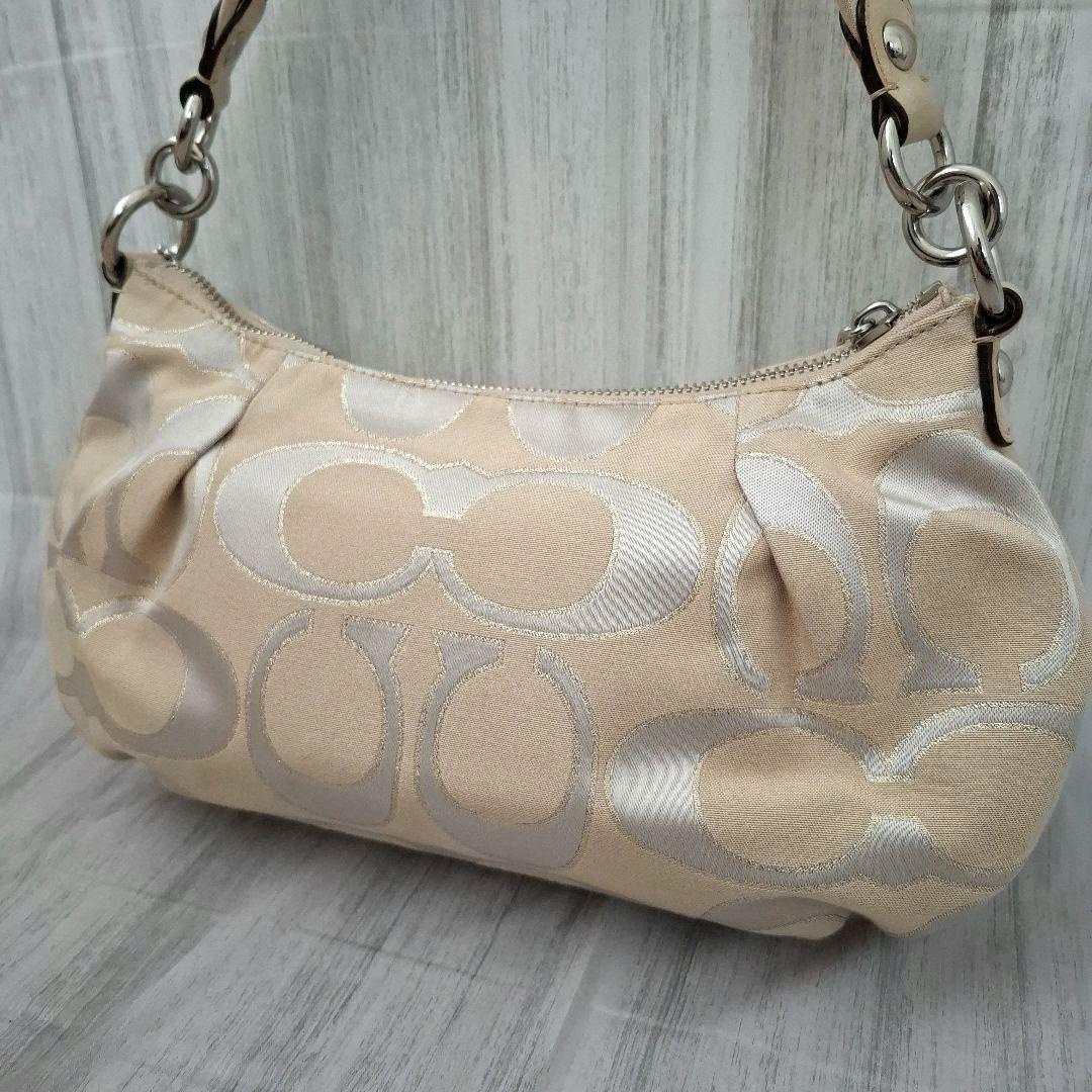 極美品◇COACH ポピー シグネチャー 2way ハンドバッグハーフ y2k