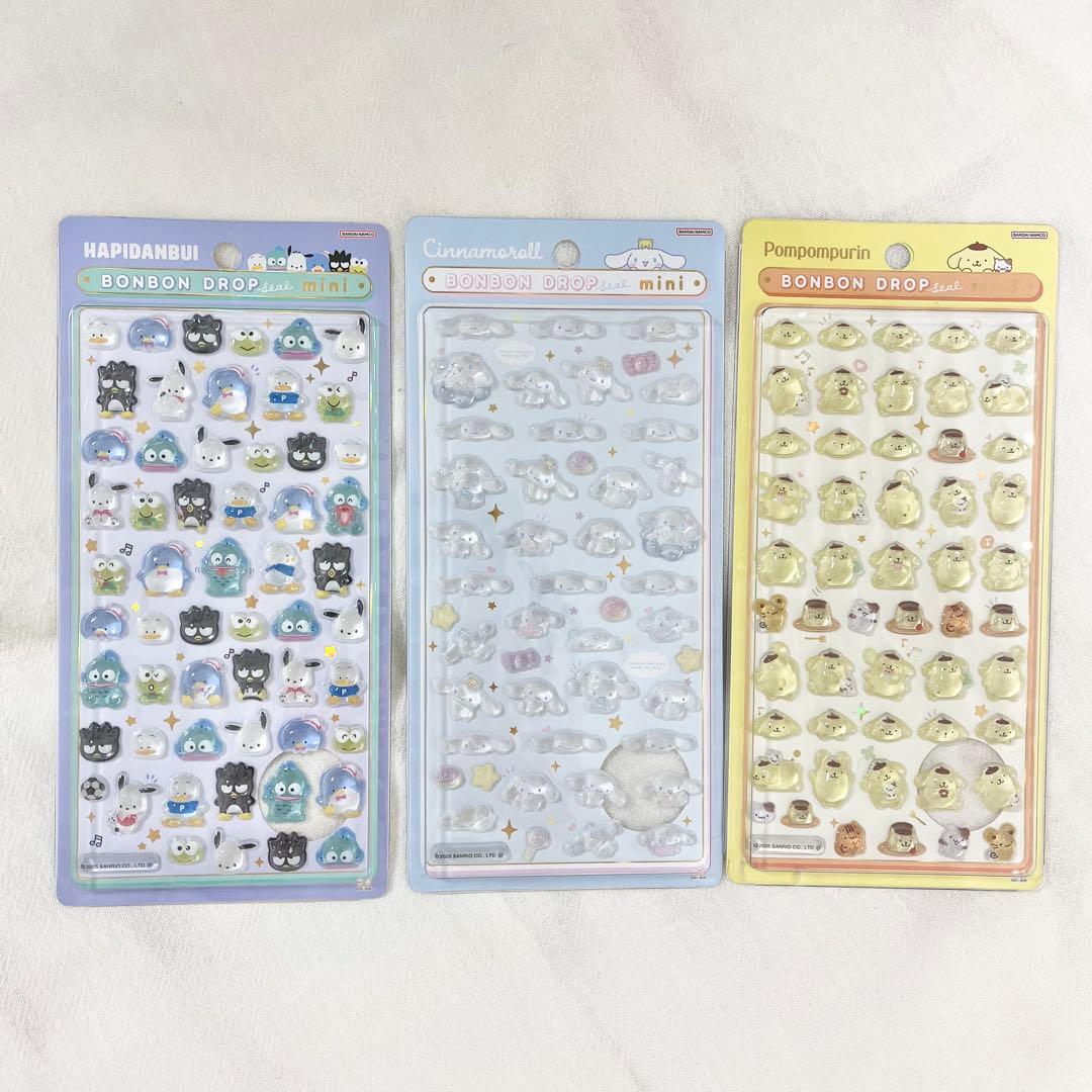 【新品】サンリオ　ボンボンドロップシール mini 正規品　ハローキティ　クロミ