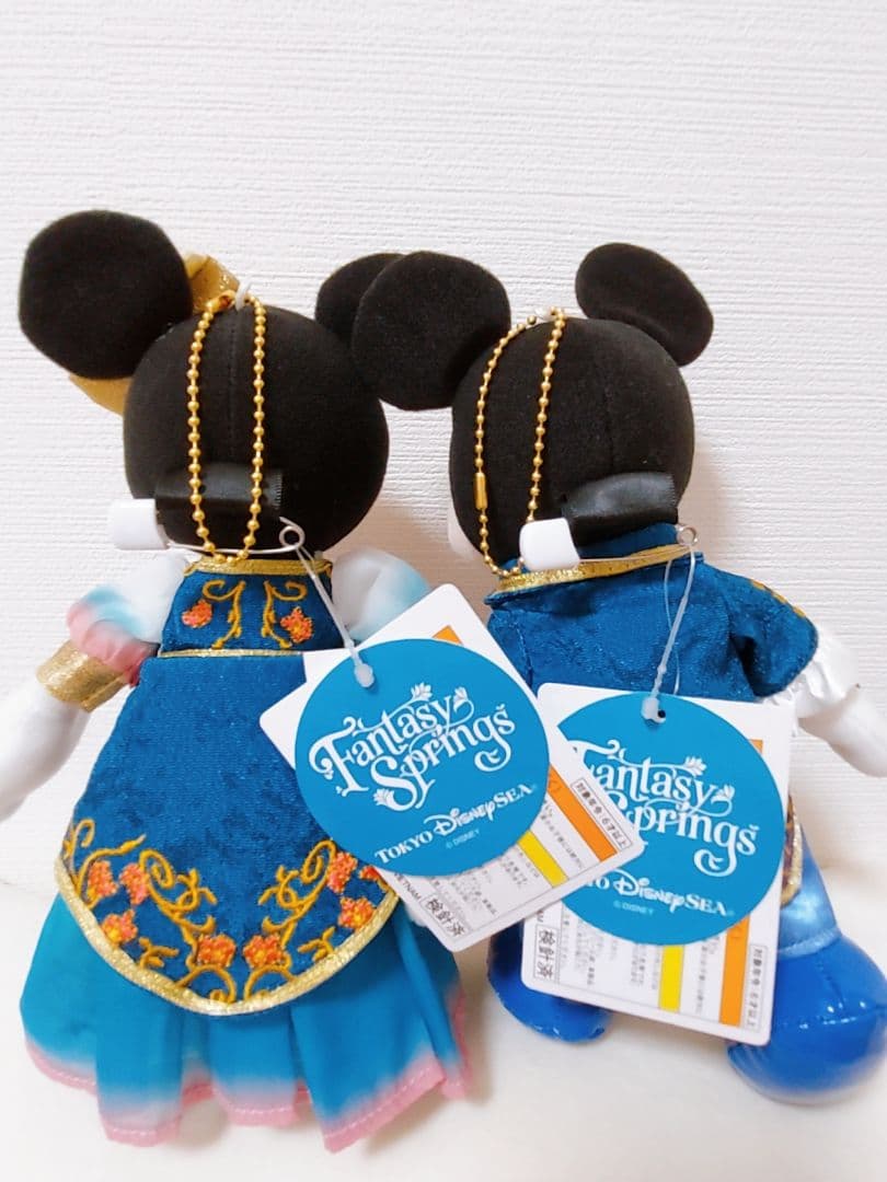 ディズニーシー　ファンタジースプリングス　ぬいぐるみバッジ