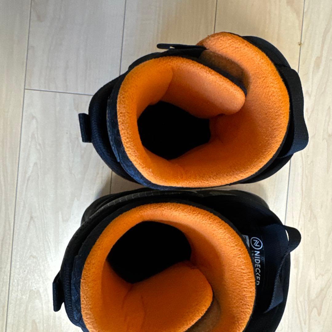 ほだか BOAシステム スノーボードブーツ ブラック/オレンジ