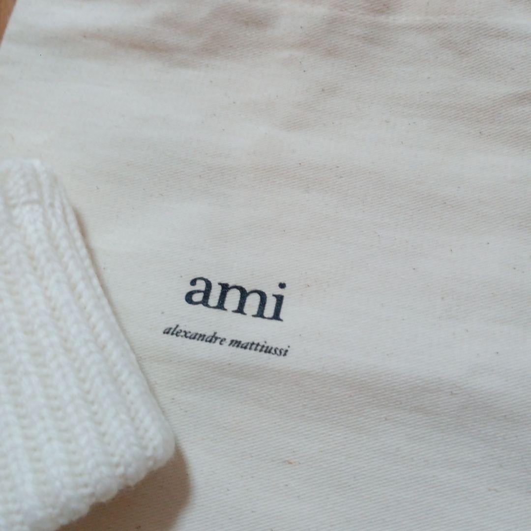 ami アミパリス ニット帽 巾着付き - メルカリ