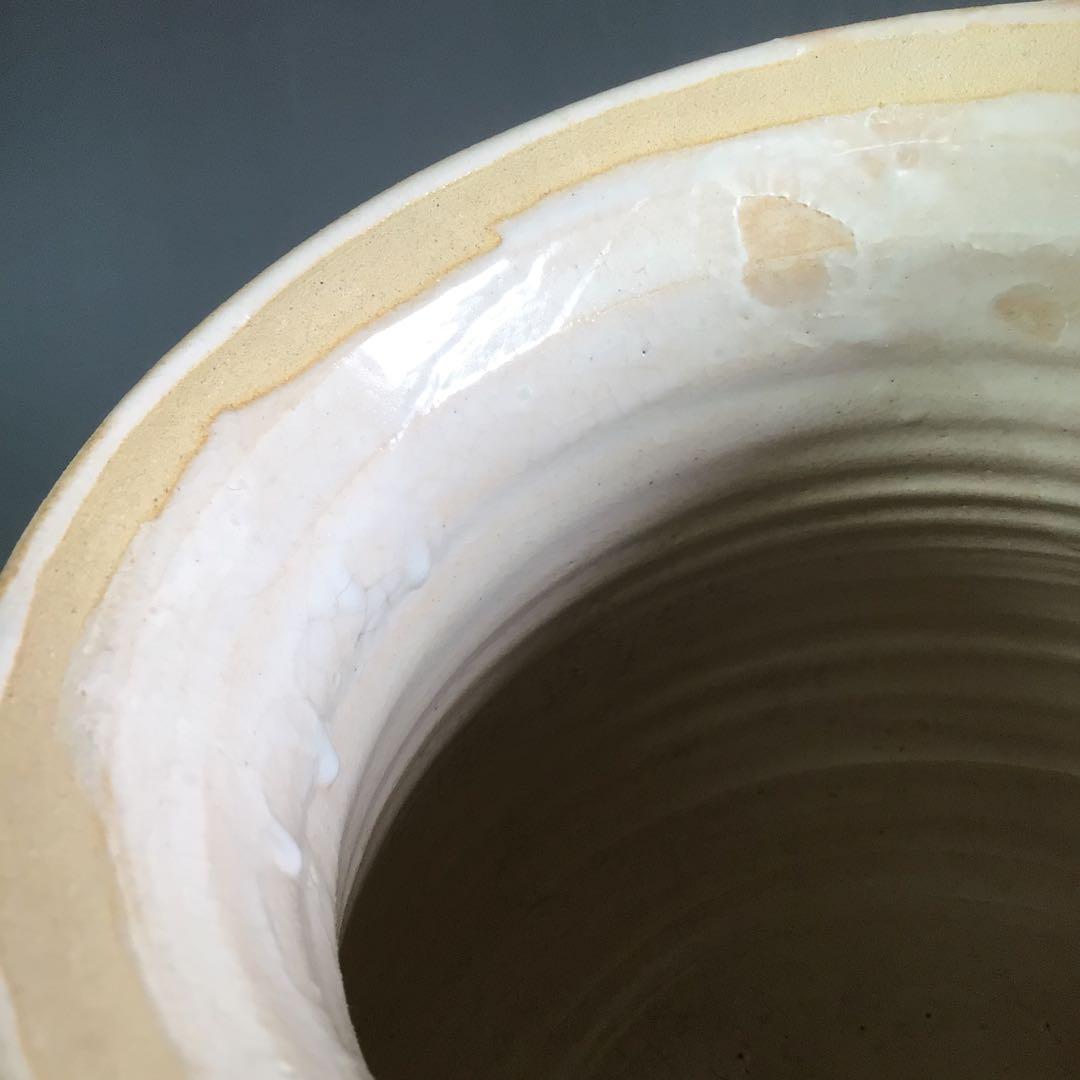 R323 水指 『萩焼』『塔陶山 平野教道造』 共箱 茶道具