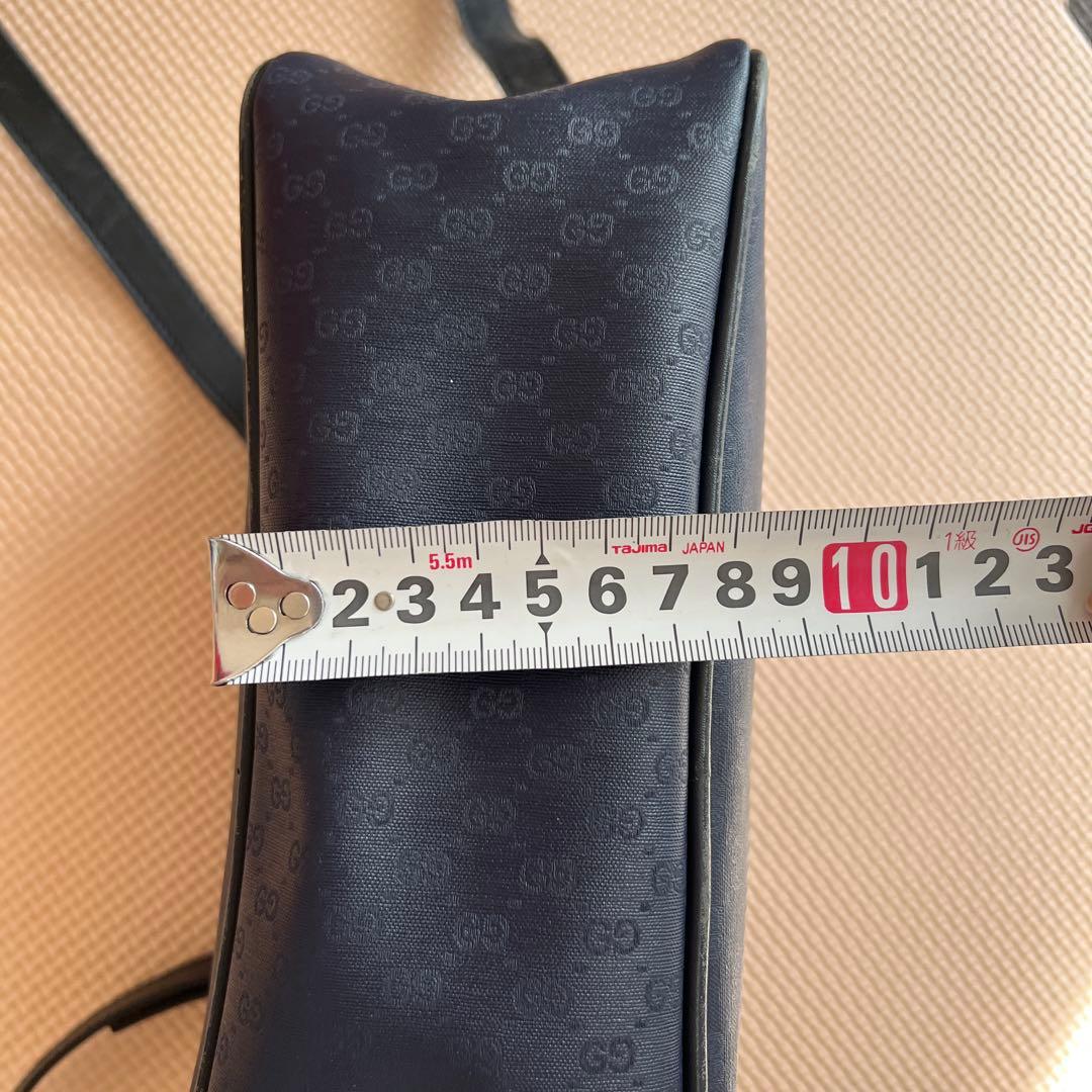 GUCCI グッチ GG ショルダーバッグ ネイビー