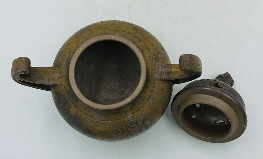 ◉【13】◉昭和初期の作品　木村陶峰　備前焼香炉　共箱　茶道具◉