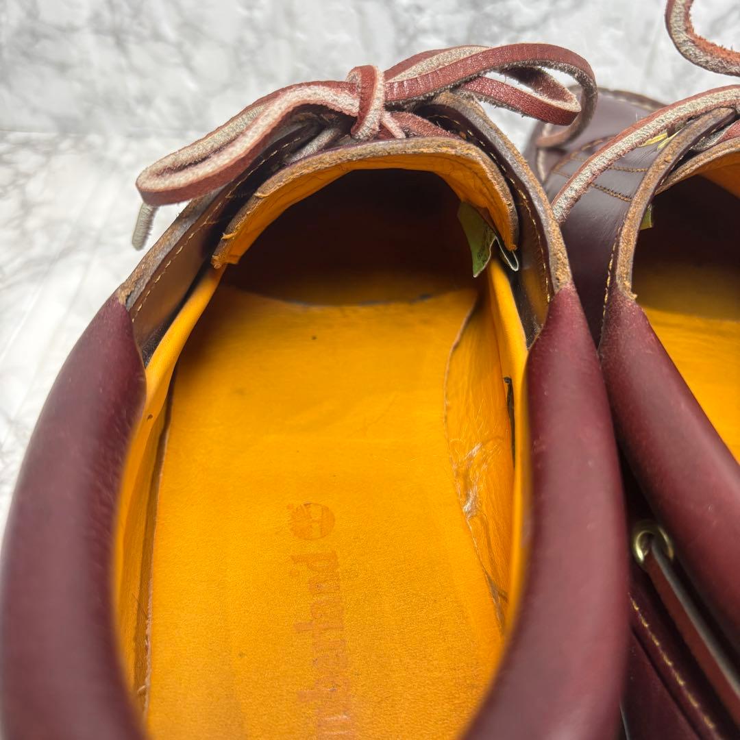 【美品】Timberland ティンバーランド 3eyeデッキシューズ 28.5