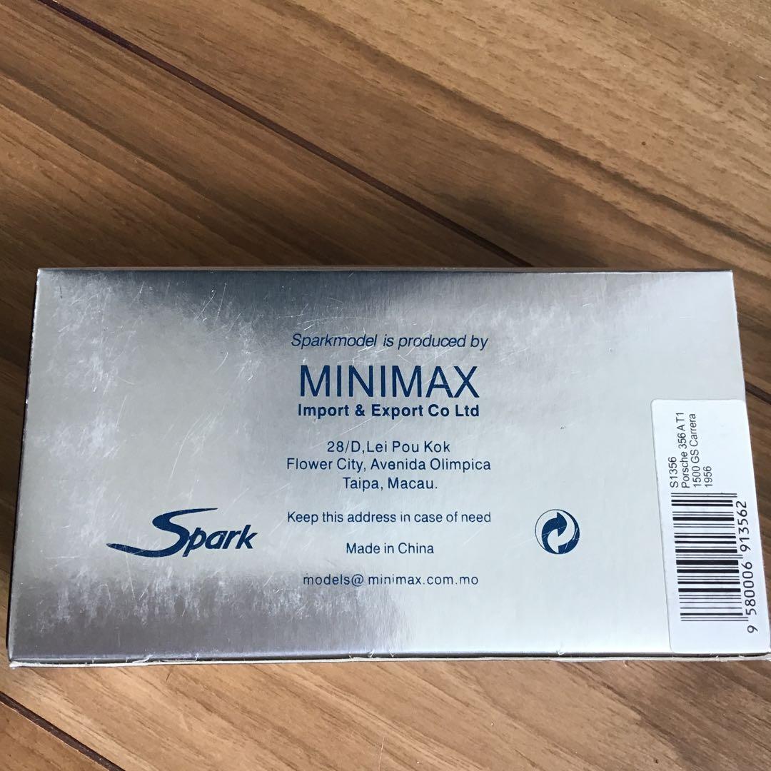 ミニカー Spark Porsche 356 A T1 1500 GS Carrera