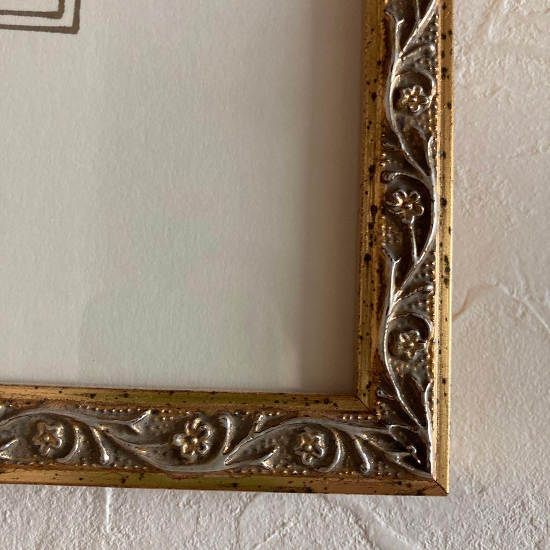 西武骨董市 リトグラフ 額付き アンティーク Mrs.ビートン 壁掛け