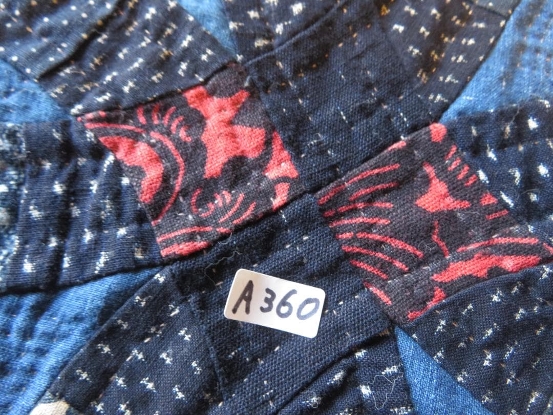 No.A360　古布のタペストリー（ダブルウエディング）