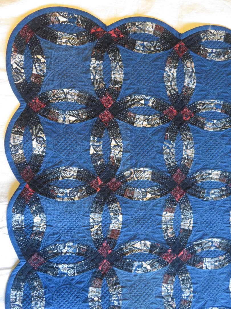 No.A360　古布のタペストリー（ダブルウエディング）