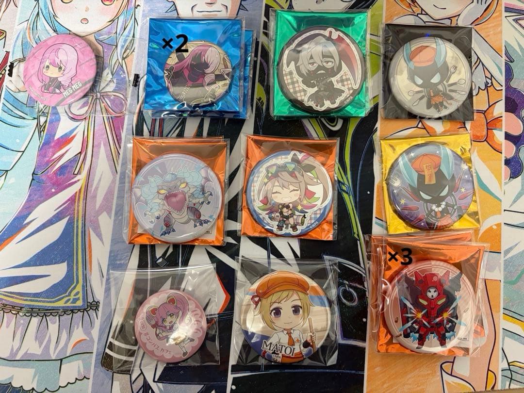 コンパス 缶バッジ まとめ売り