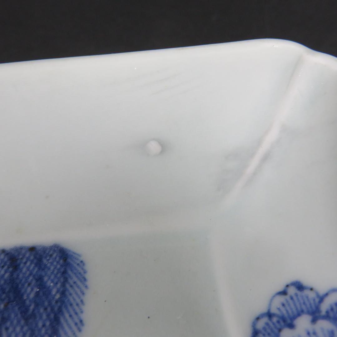 長皿 長角皿 染付 線画 4枚 窯傷 スレ僅か 美品 柳 - メルカリ