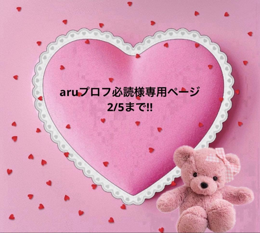 aruプロフ必読様専用ページ - メルカリ