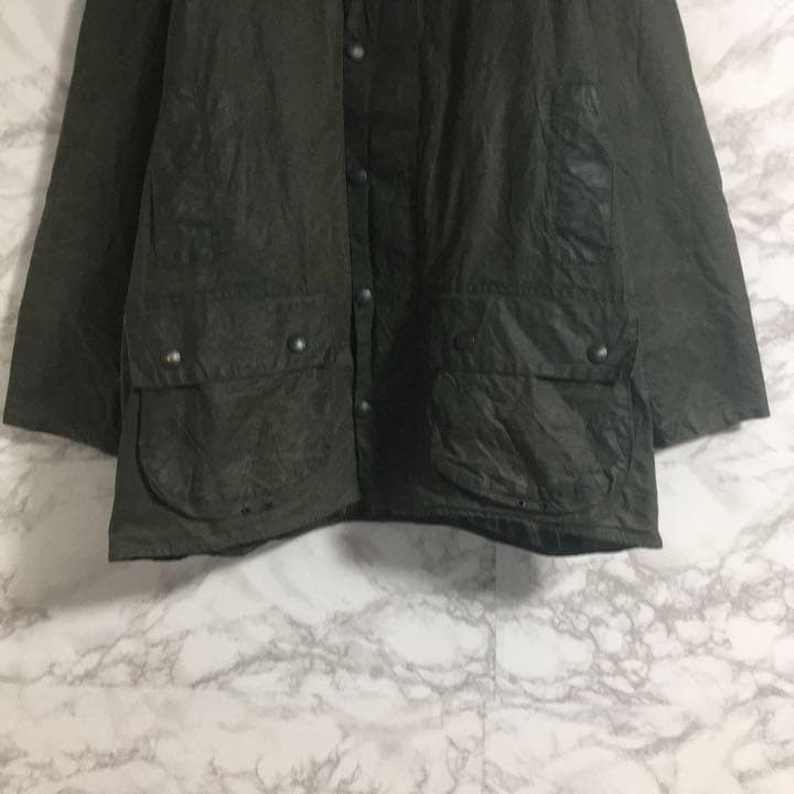 バブアー ビューフォート オイルドジャケット 襟コーデュロイ カーキ