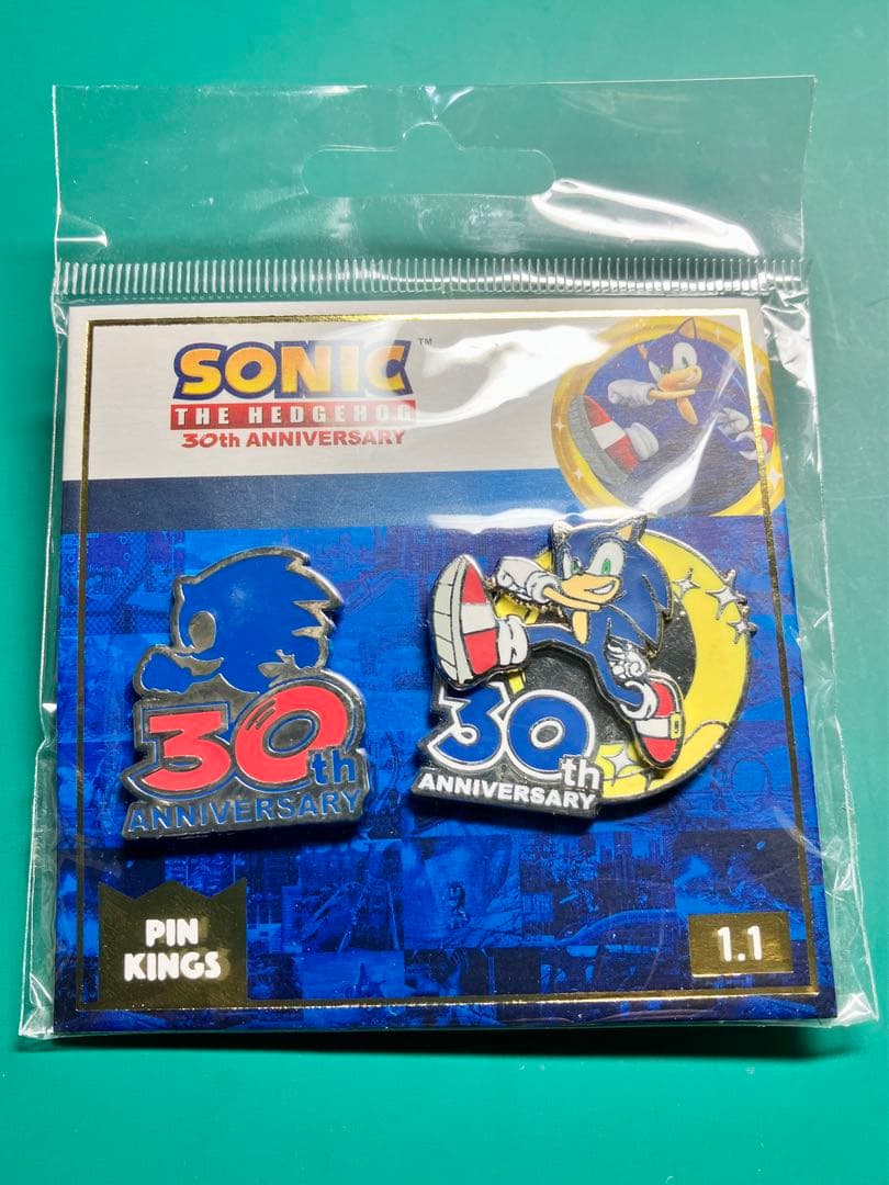 ピンズ・ピンバッジ・缶バッジ SONIC THE HEDGEHOG 30th ANNIVERSARY PIN