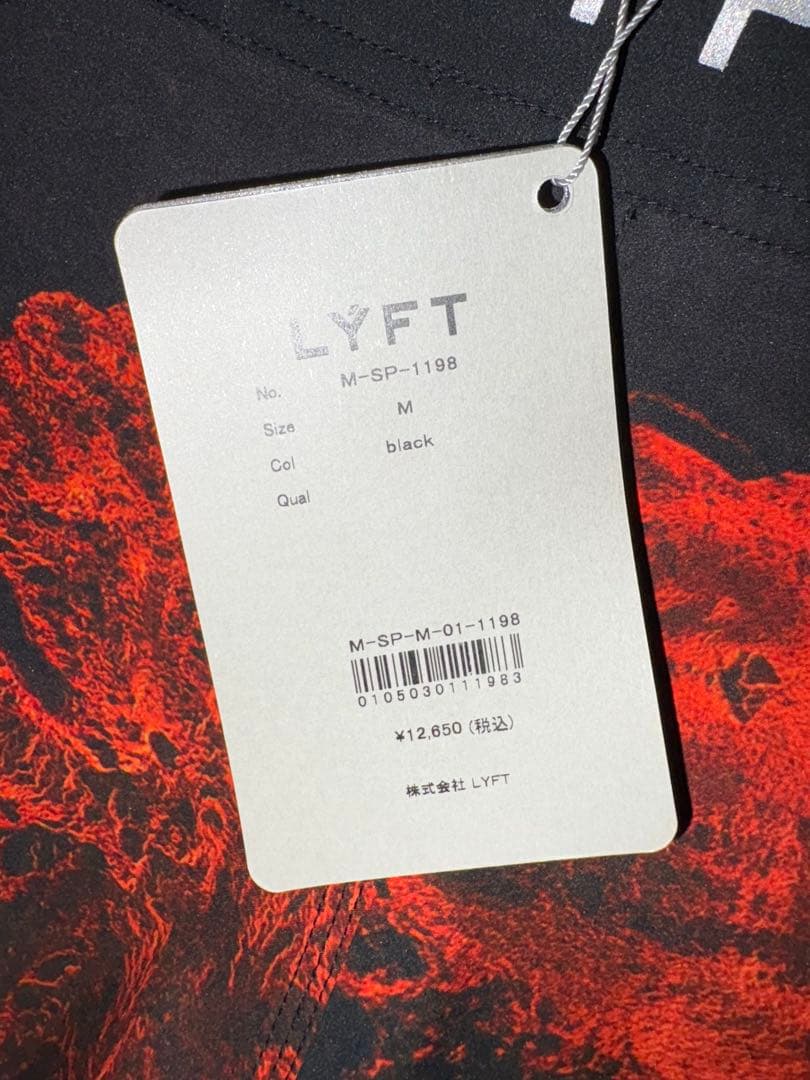 完売品】LYFT グラフィックステージショーツ Mサイズ ブラック/オレンジ