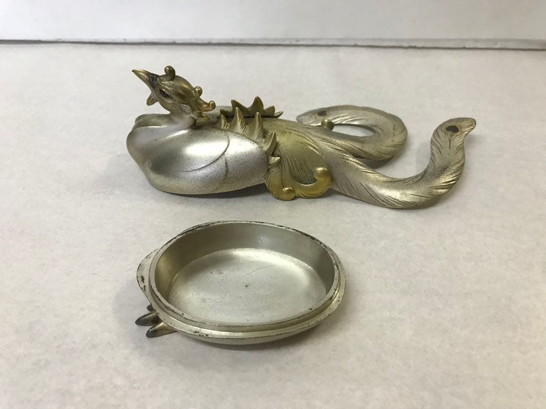 鋳銅:鳳凰置物(川和暁雲作) - メルカリ