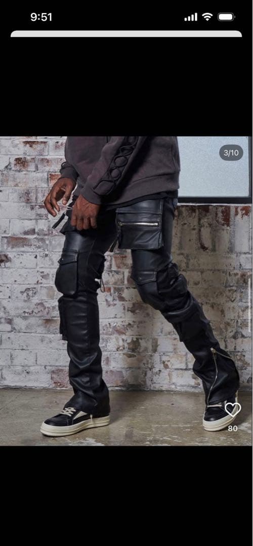 ルードギャラリーブラックレーベル チノパン&サスペンダー ルード