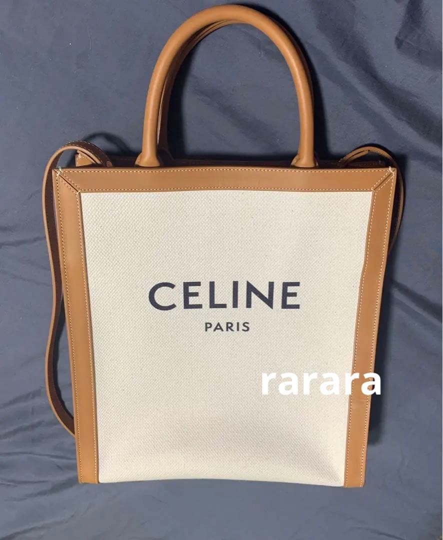 セリーヌ トートバッグ プリントキャンパス カーフスキン CELINE セリーヌ トートバッグ プリントキャンパス カーフスキン CELINE