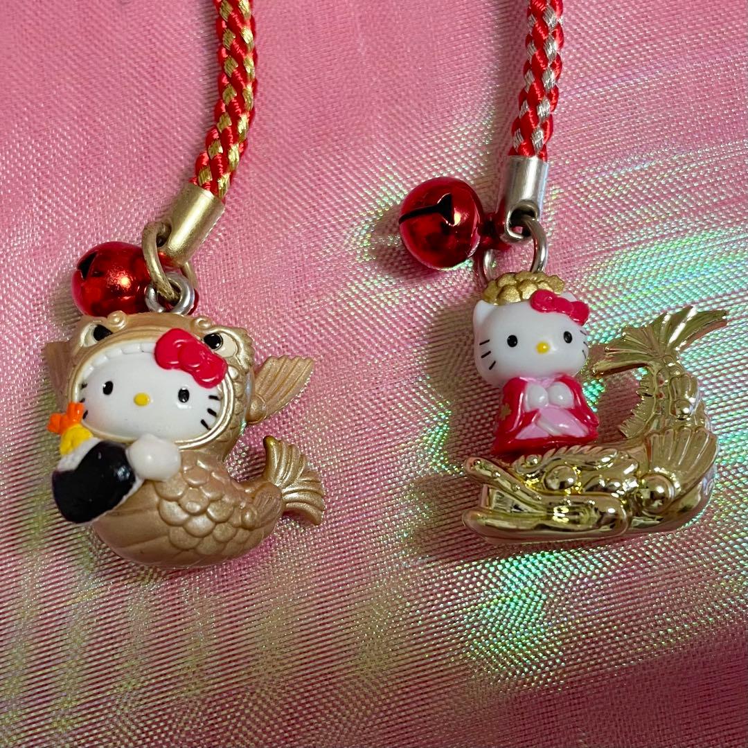 ハローキティ ご当地キティ 激レア ストラップ4点セット コラボ巾着