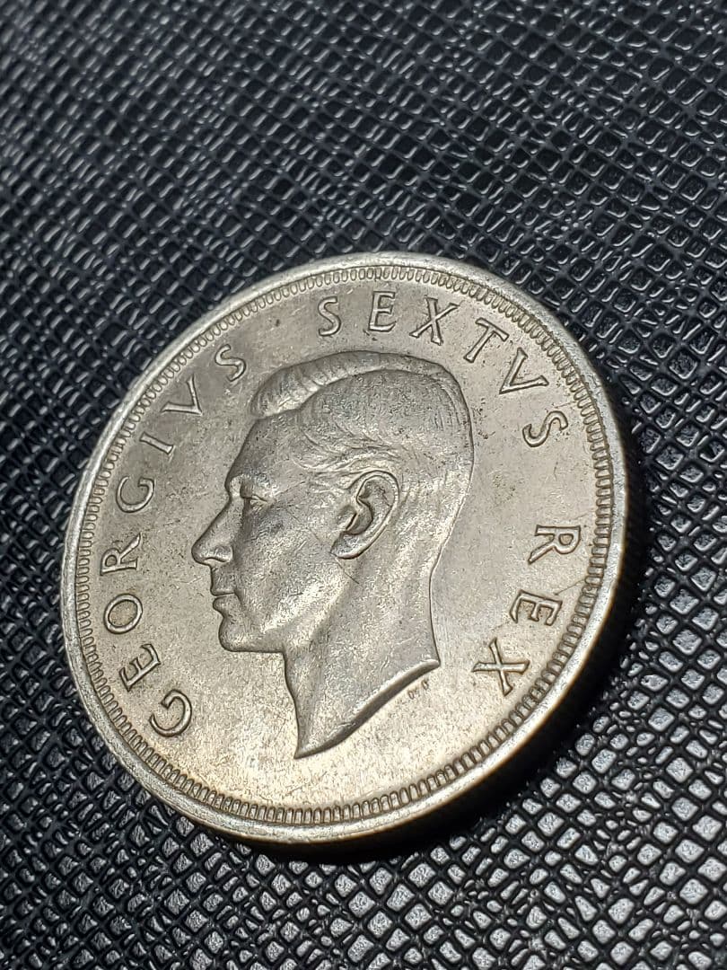 1963. 銀貨 1652年-1952年 南アフリカ 5シリング