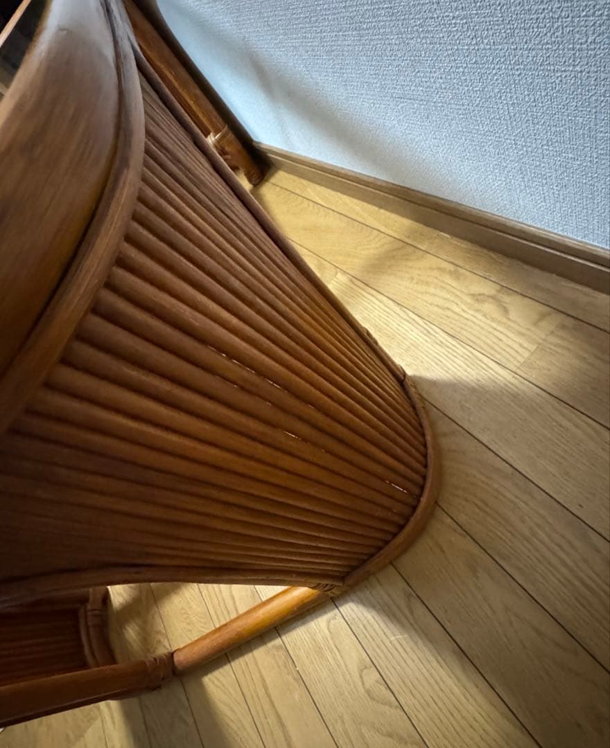 Oliver ラタン座卓 レトロ ヴィンテージ センターテーブル