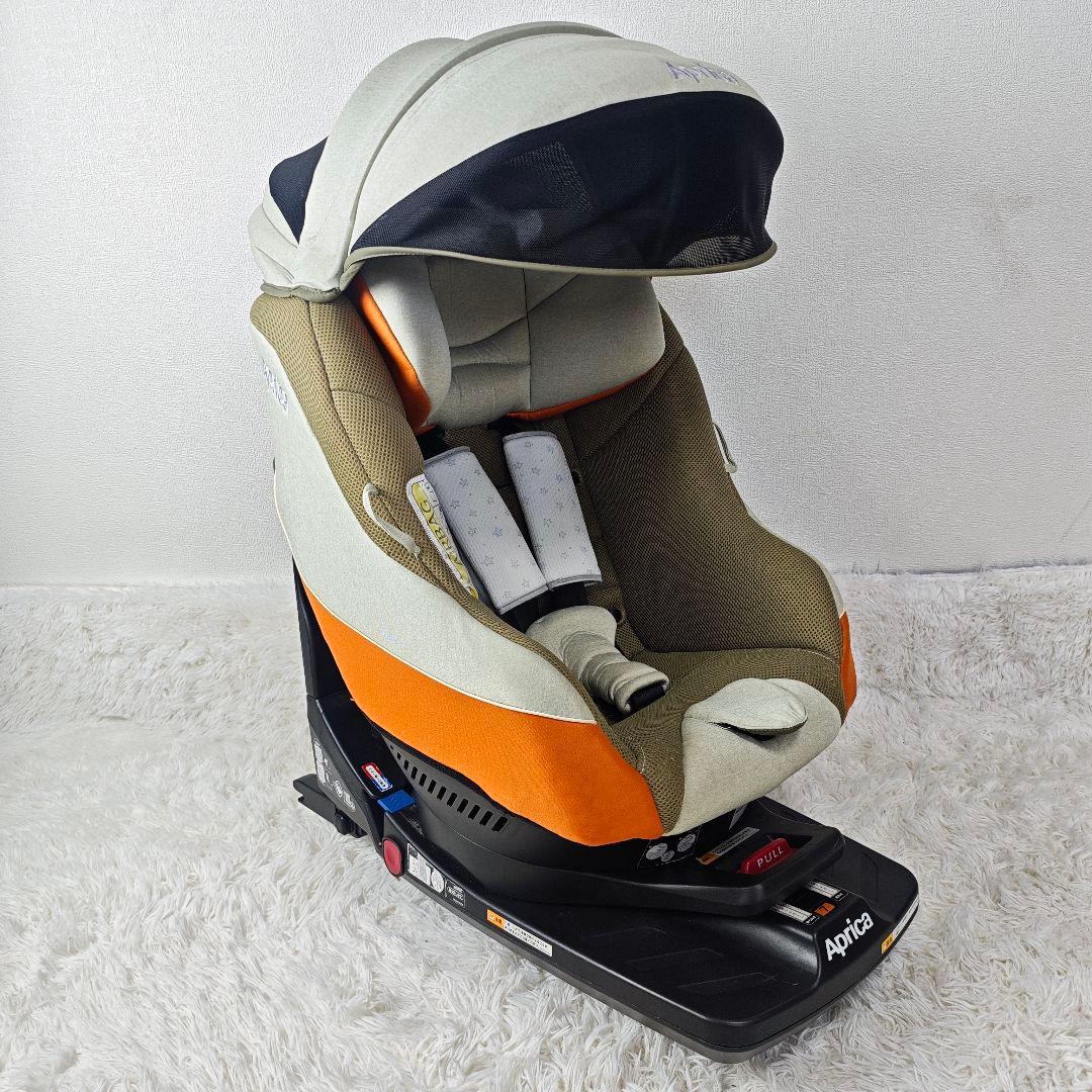 【人気】Aprica クルリラ ISOFIX 回転式チャイルドシート 新生児～