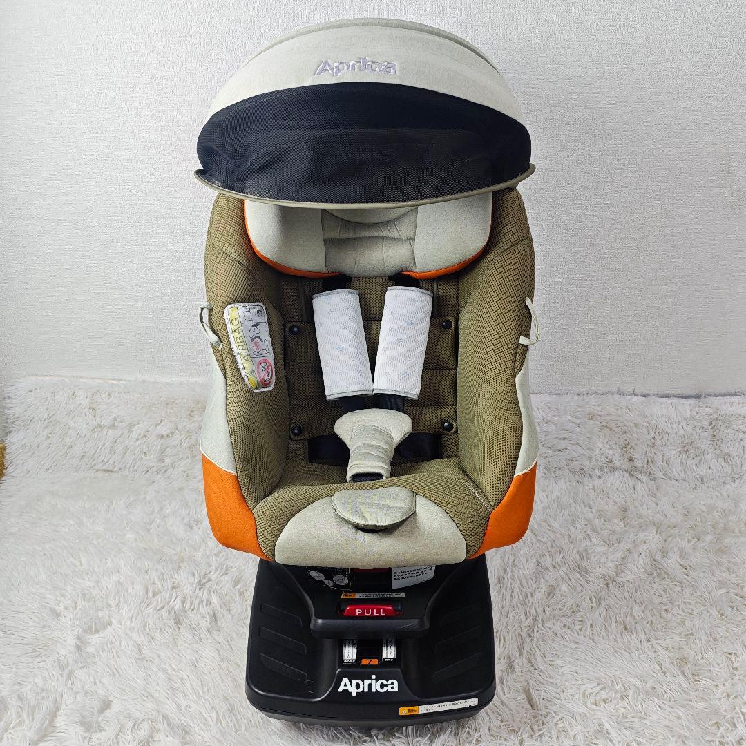 【人気】Aprica クルリラ ISOFIX 回転式チャイルドシート 新生児～