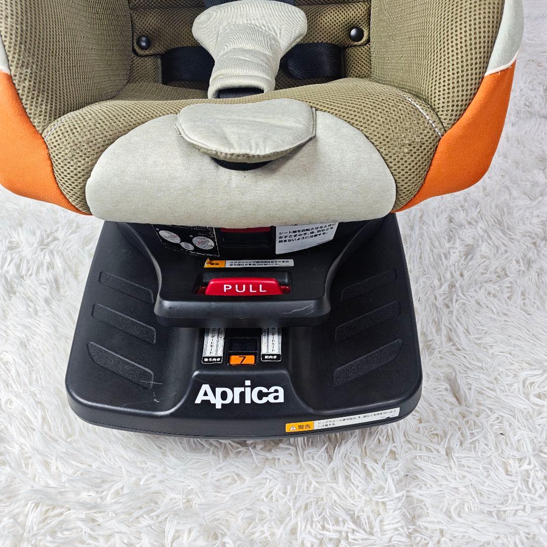 【人気】Aprica クルリラ ISOFIX 回転式チャイルドシート 新生児～