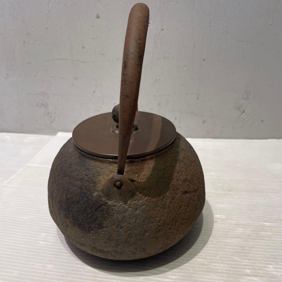 希少 鉄瓶 龍文堂造 骨董品 茶道具 インテリア 工芸品 コレクション