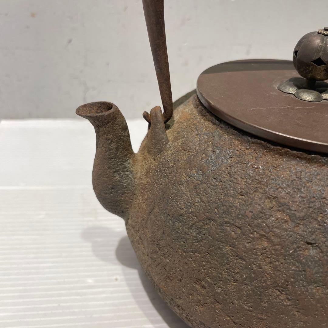 希少 鉄瓶 龍文堂造 骨董品 茶道具 インテリア 工芸品 コレクション