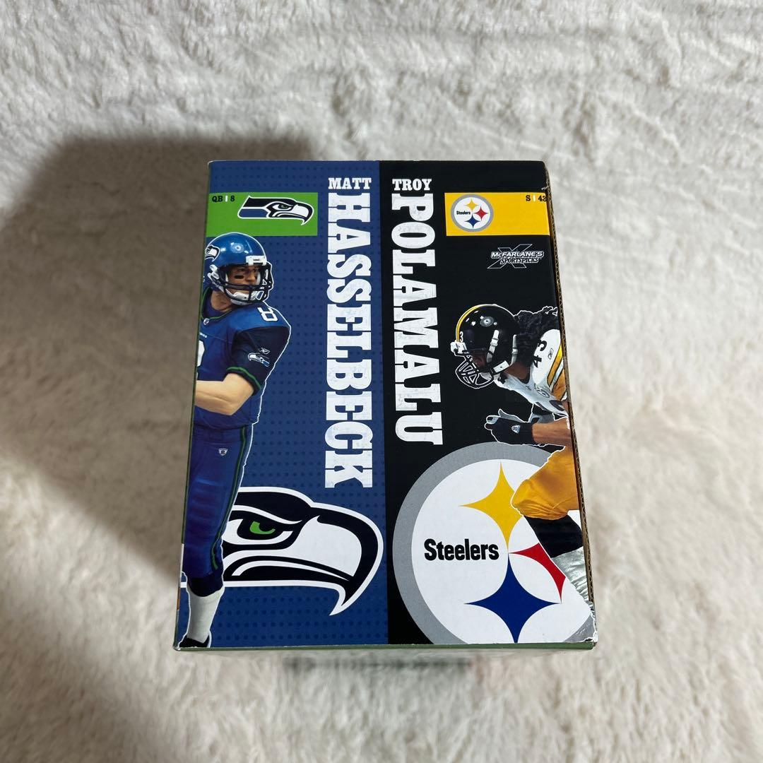 Matt Hasselbeck & Troy Polamalu フィギュア
