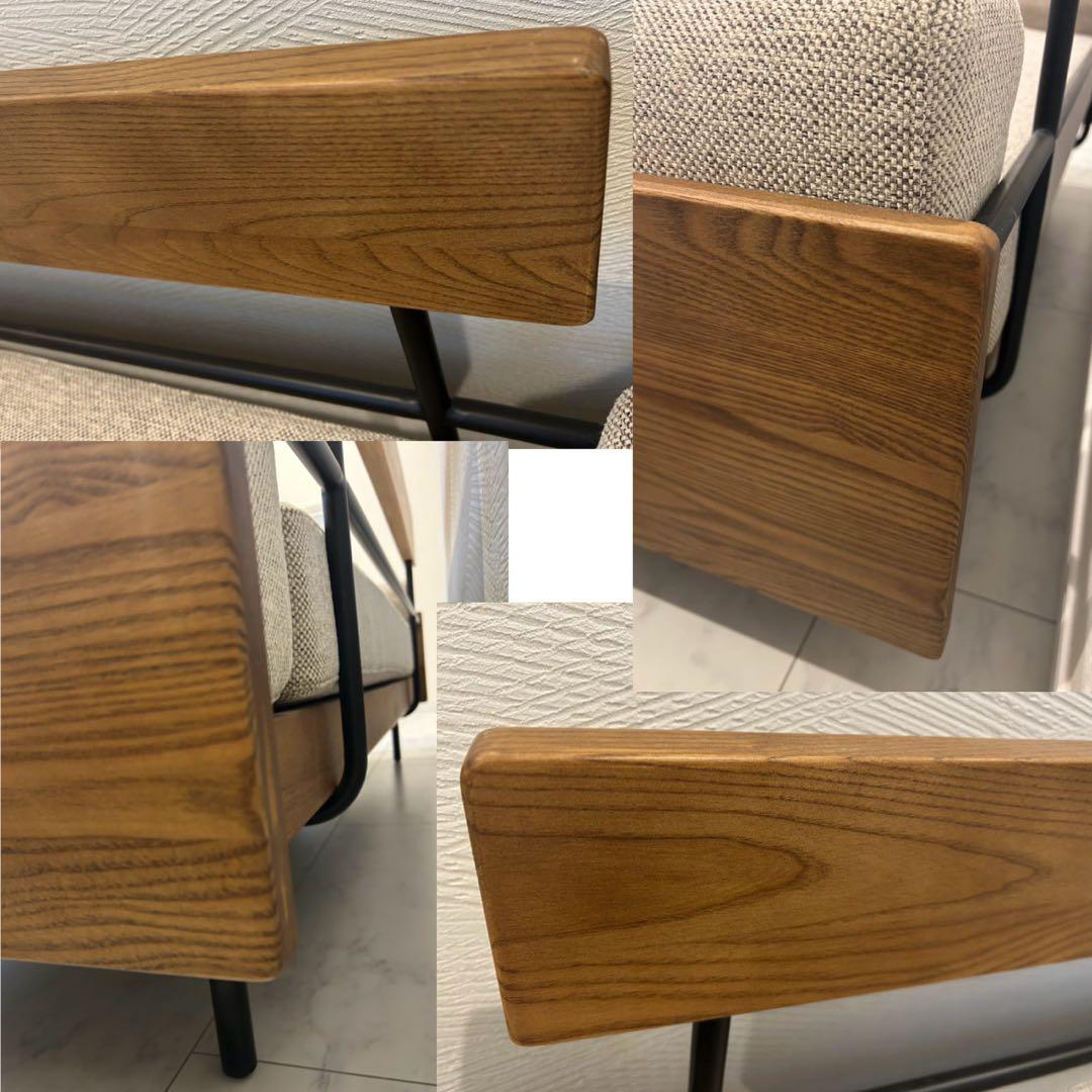 unicoウニコ TREL(トレル)カバーリングソファ 2.5人掛け+オットマン