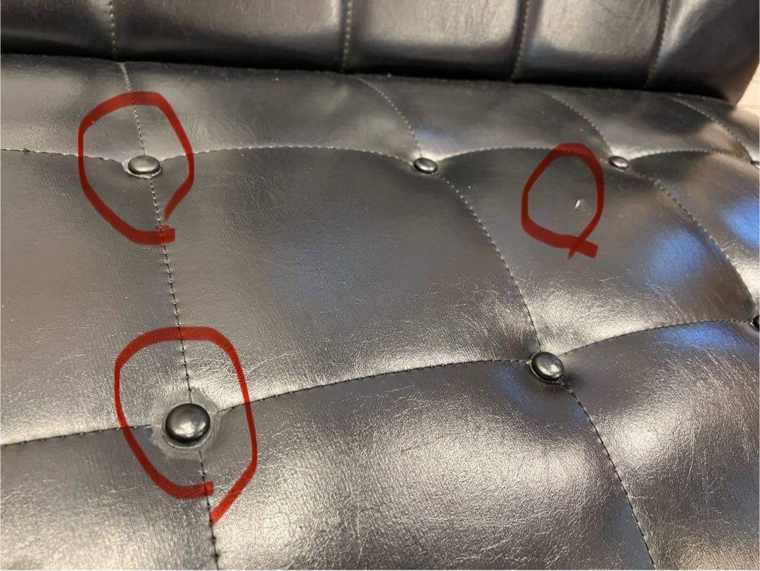 カリモク60 2シーター　ソファ　2人掛け　黒