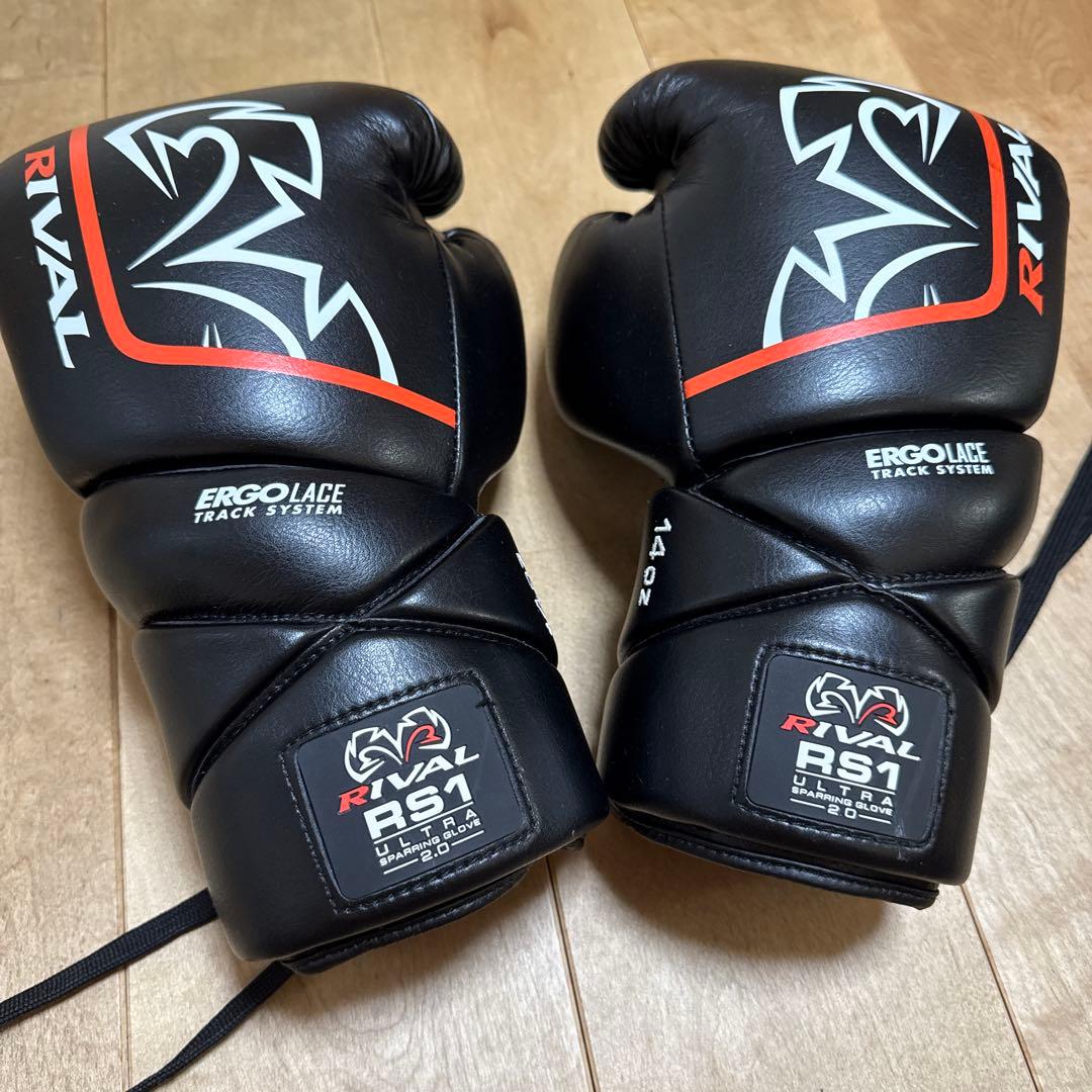 Rival ライバル RS-1 ULTRA スパーリンググローブ2.0 (紐式) レース
