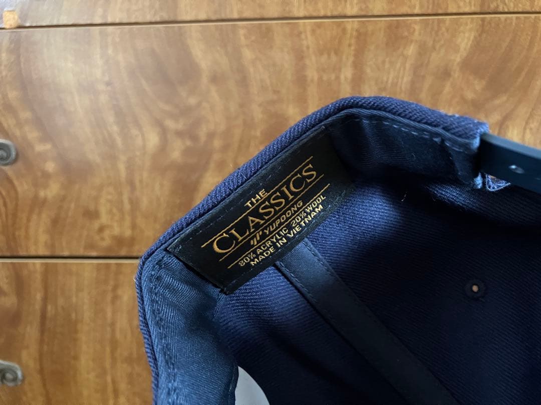 The BONEZ N-Logo Flat Visor Cap Navy