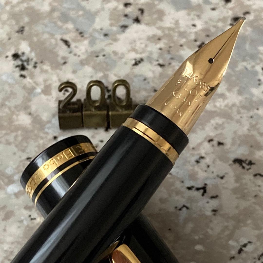 200 オーバーホール済み 万年筆 パイロット PILOT エラボー 14k - メルカリ