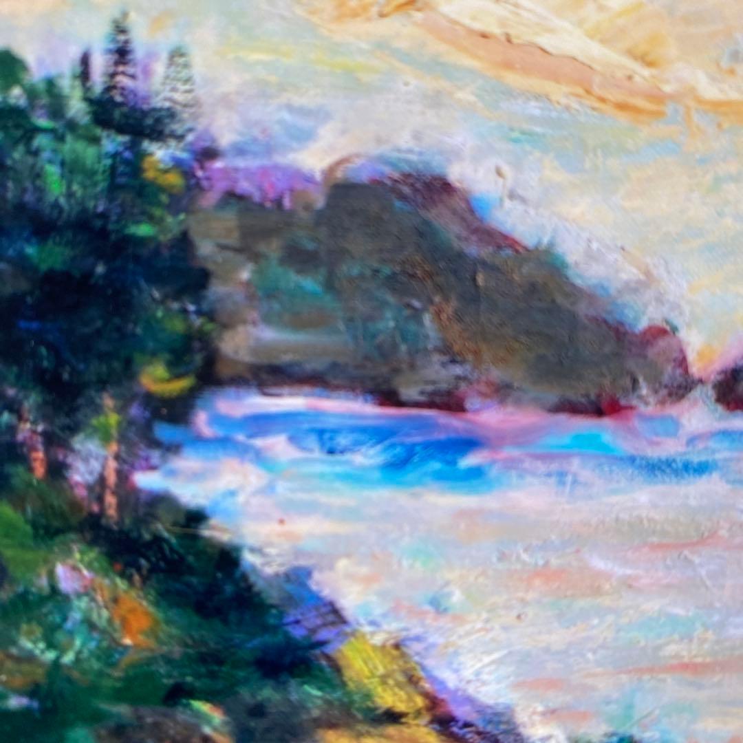 絵画 油彩画 油絵 「三陸の海」4F 菊地正則 渡仏 美品 手描き 原画