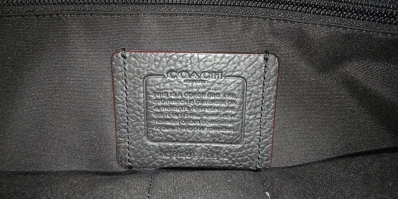 【美品】コーチ COACH　ビジネスバッグ　F11312　黒
