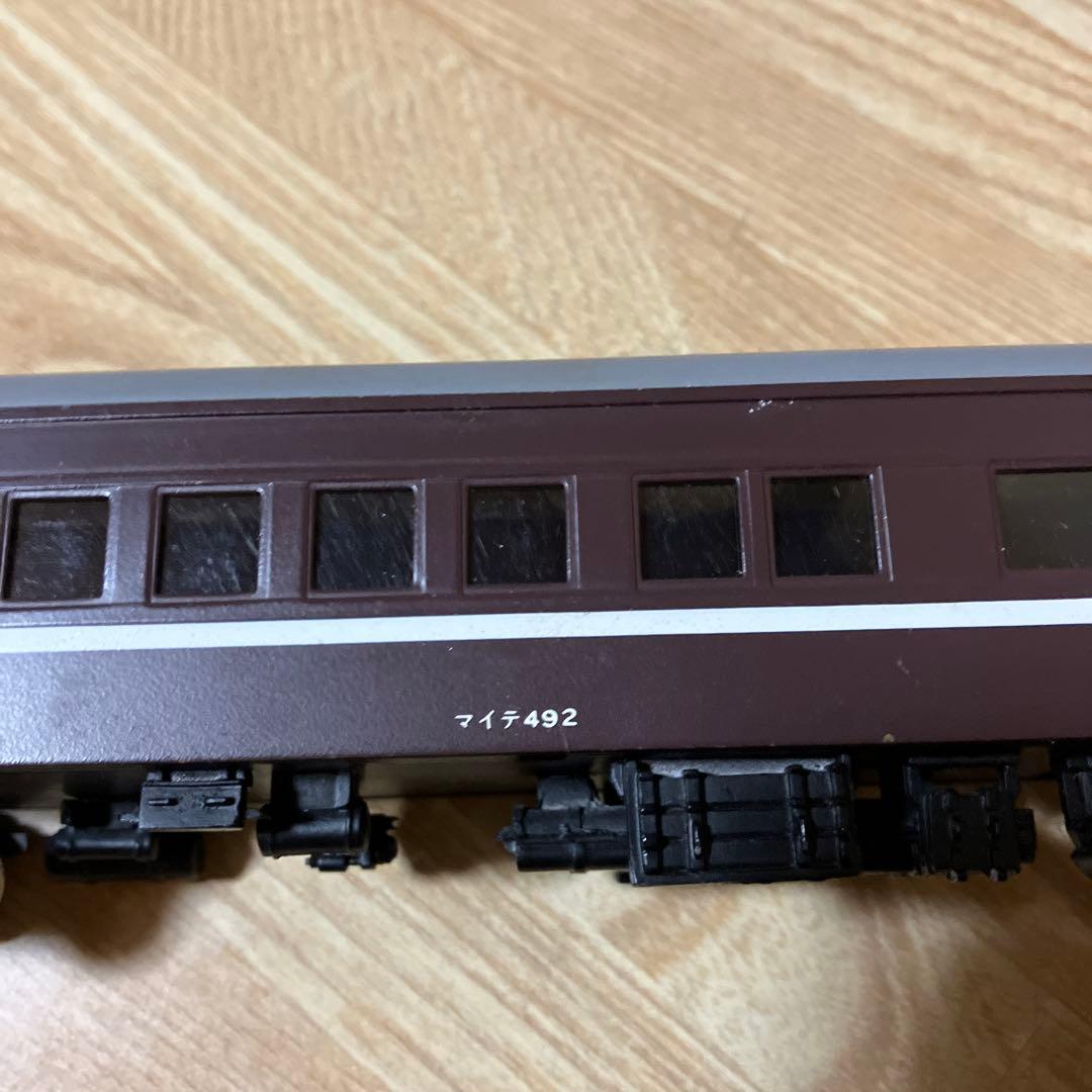 茶色 窓付き 客車 鉄道模型　HOゲージ