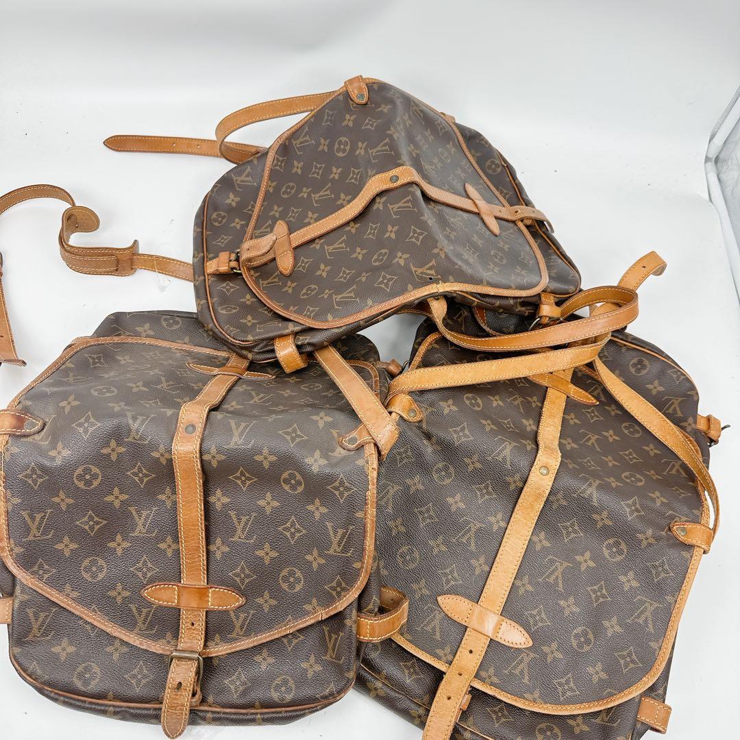 ルイヴィトン　モノグラム　ショルダーバッグ　ソミュール30 まとめ3点