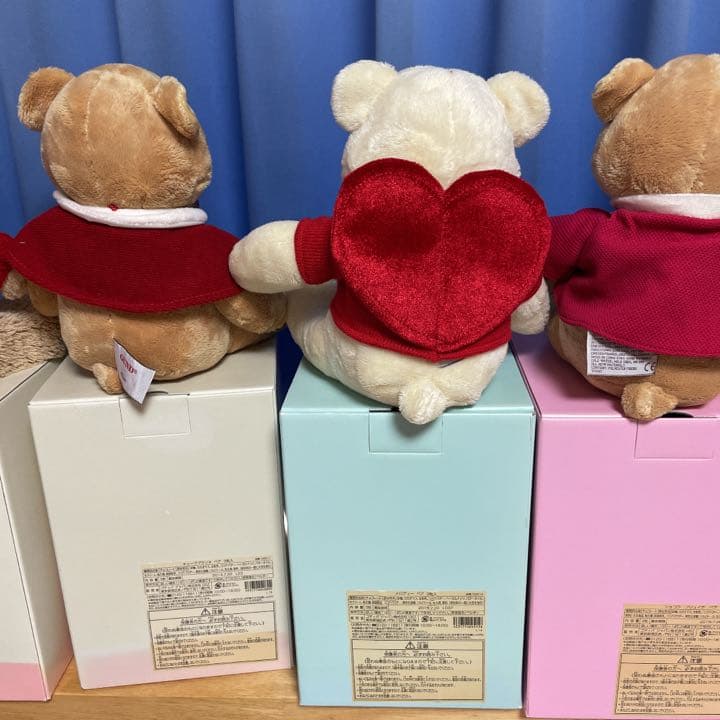 GODIVAバレンタインデーくまちゃんぬいぐるみテディベアセット