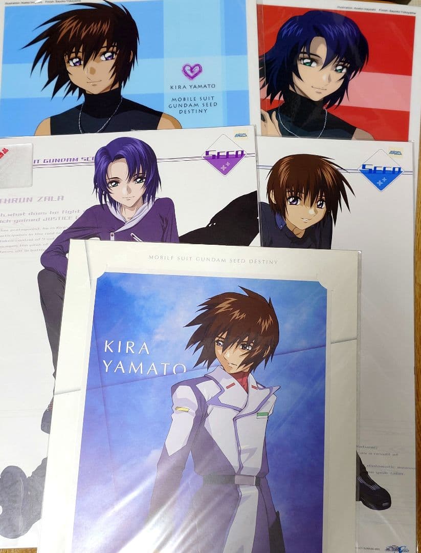ガンダムSEED DESTINY ミニポスター 9枚キラアスラン イザーク