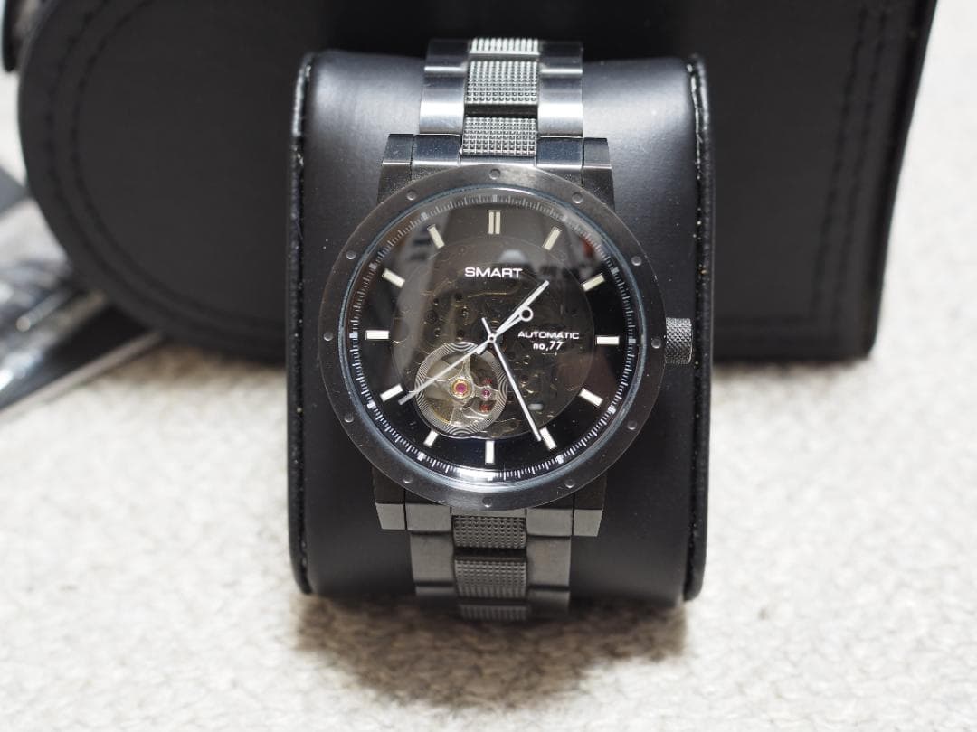 国産腕時計 GSX 自動巻き GSX222X-2 /SMART no.77 黒