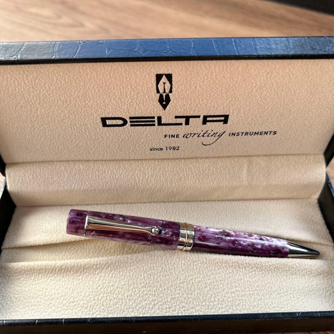 DELTA ボールペン 紫色 本体 文房具・事務用品